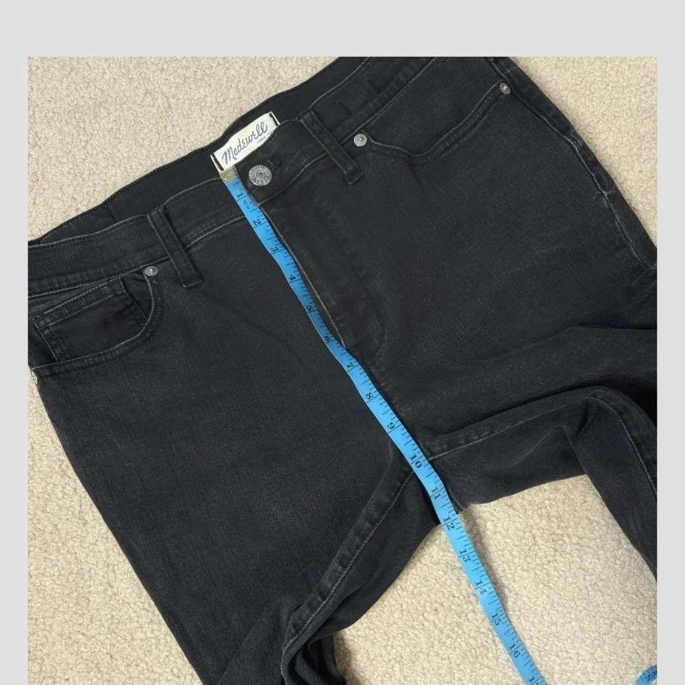 Madewell High Riser Skinny Jeans Washed Black Size 31